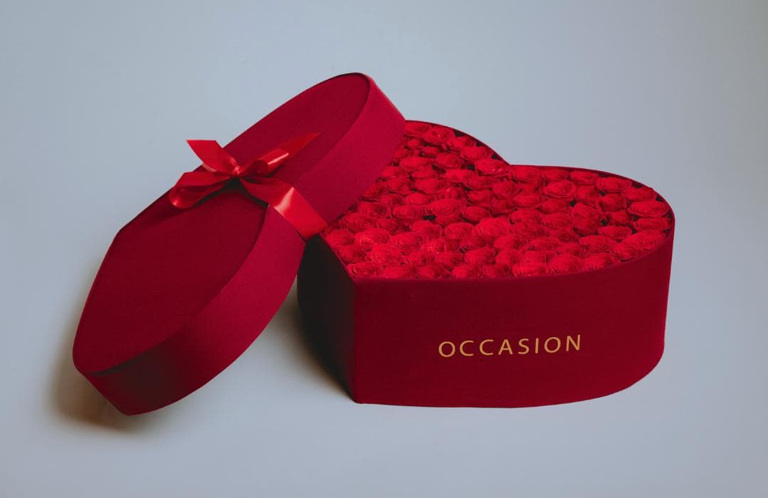 Corazón vino 100 Rouge Roses