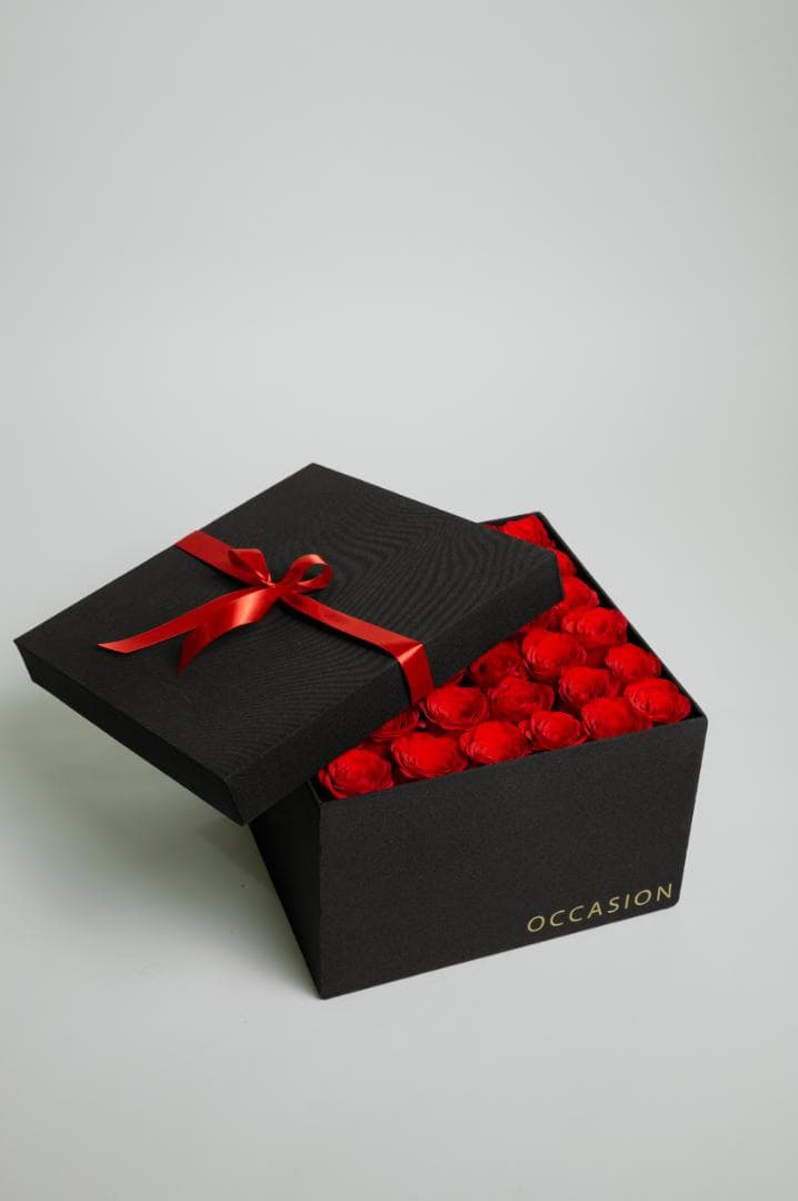 Caja 3 Negra con 36 Rouge Roses
