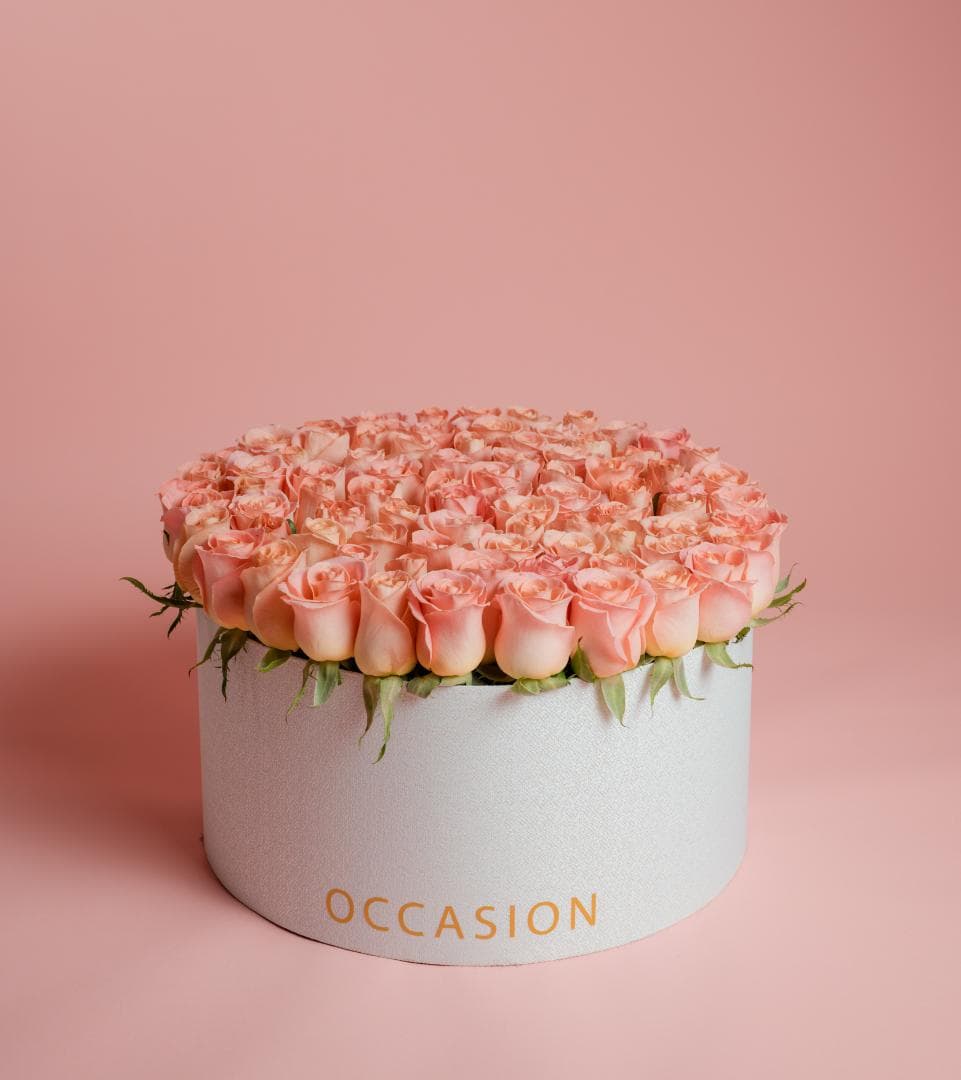 Cilindro blanco 80 Rosewood Roses