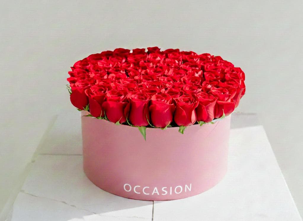 Cilindro rosa 80 Rouge Roses