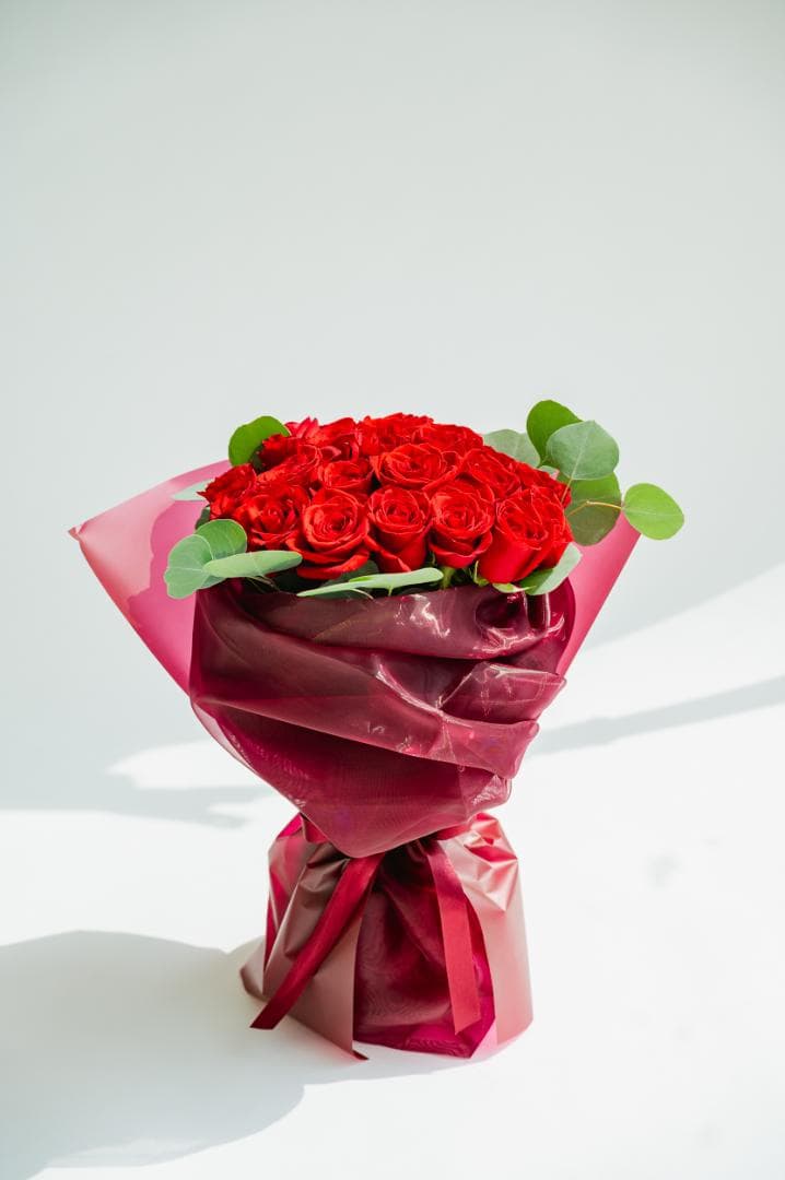 Bouquet Vino de 25 Rouge Roses