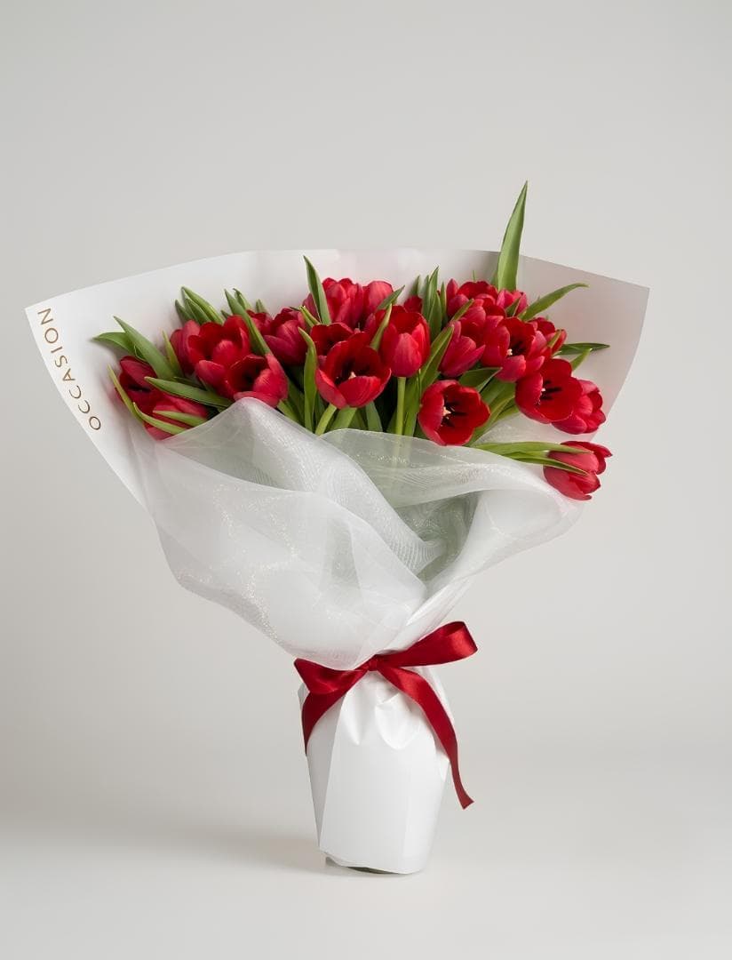 Bouquet Rouge Tulips .30