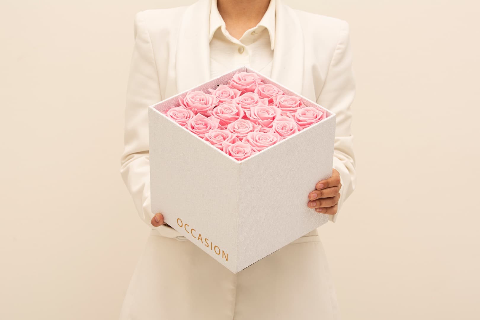 Rosa Preservada Bridal Pink