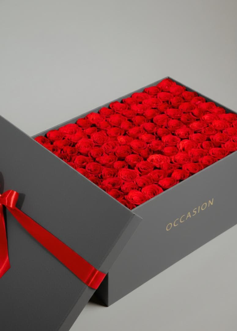 Caja gris 108 Rouge Roses