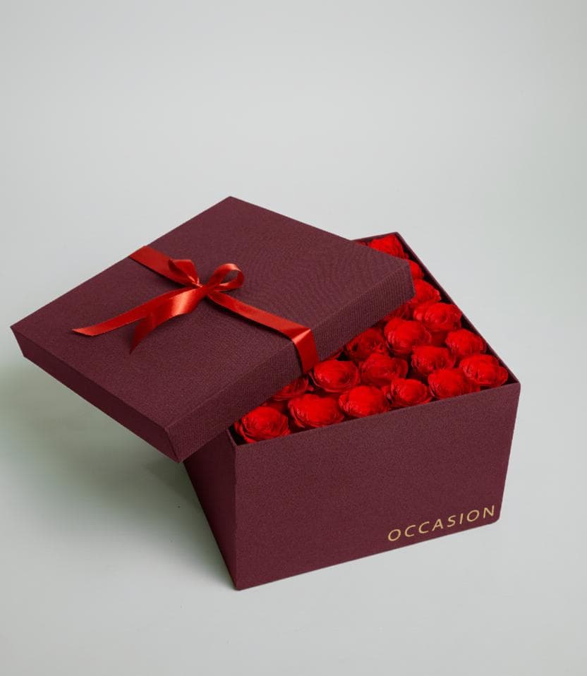 Caja 3 Vino con 36 Rouge Roses