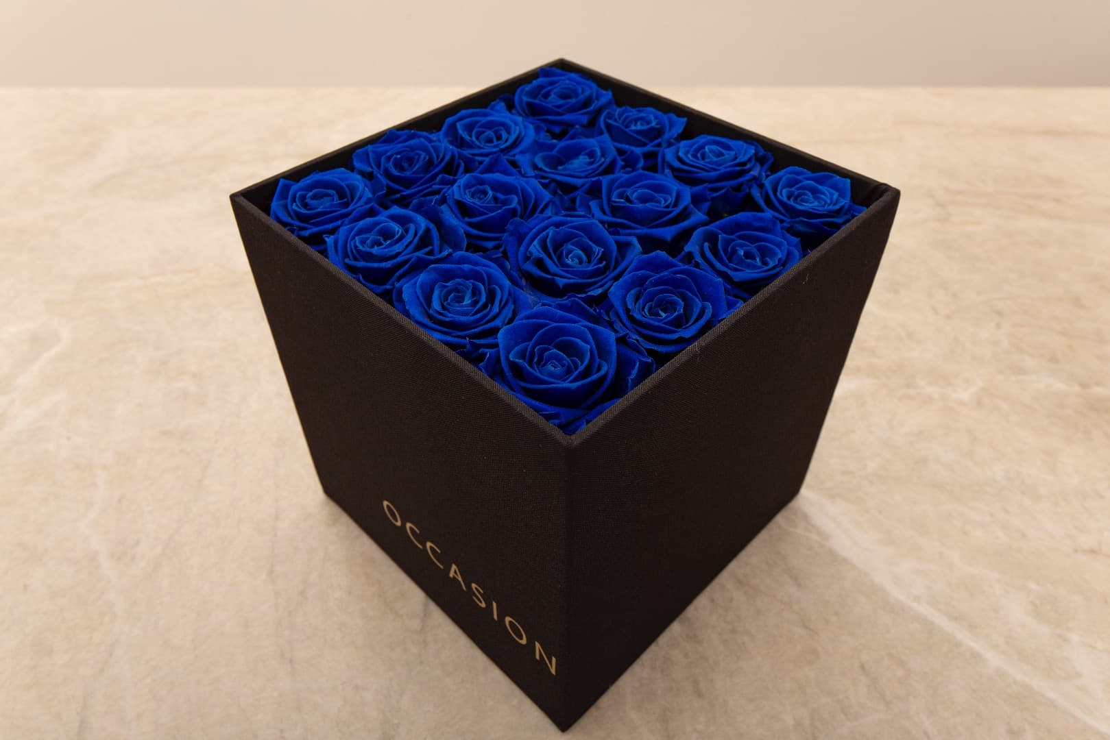 Rosa Preservada Ocean Blue