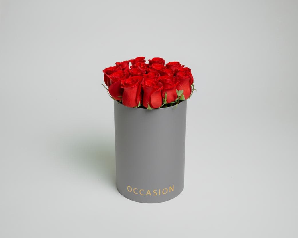 Cilindro gris 16 Rouge Roses