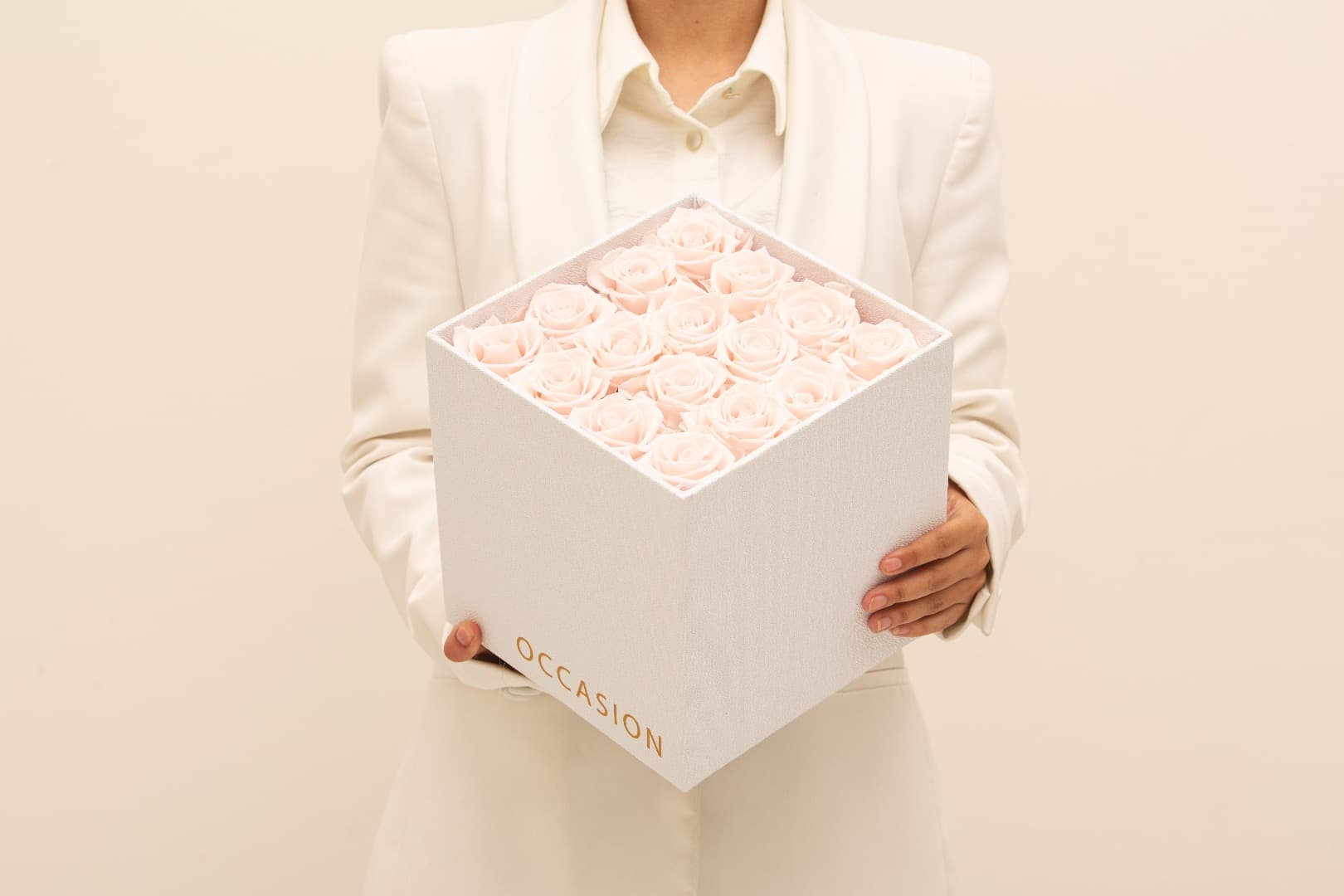 Rosa Preservada Pink Blush