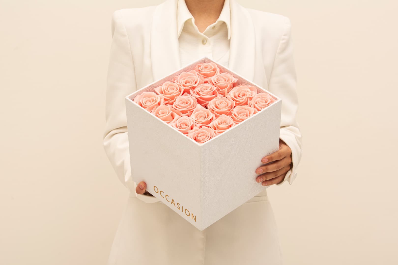 Rosa Preservada Peach Nectar