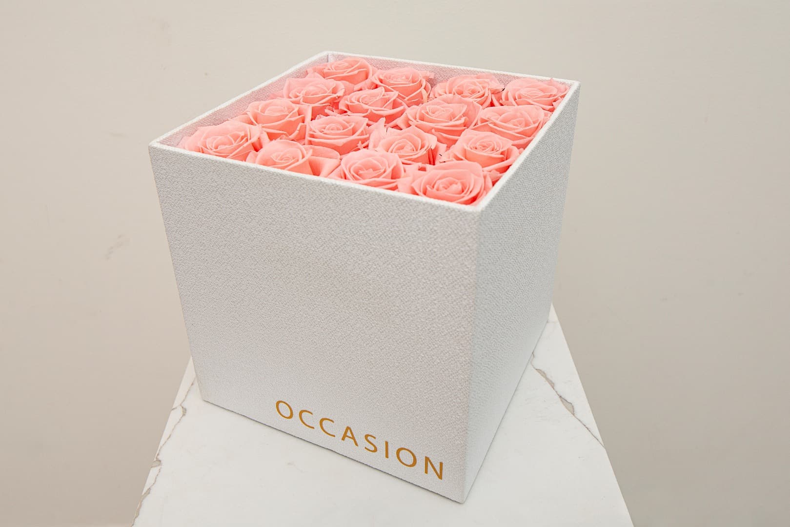 Rosa Preservada Peach Nectar